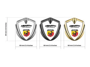 Fiat Abarth Metall Kuppel Emblem Max Design Solides Metall